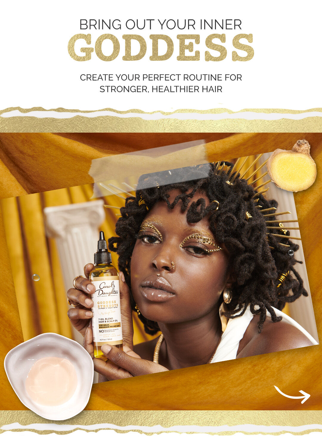 Create sales hair products
