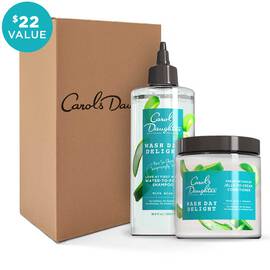carols daughter wash day aloe vera shampoo and conditioner set