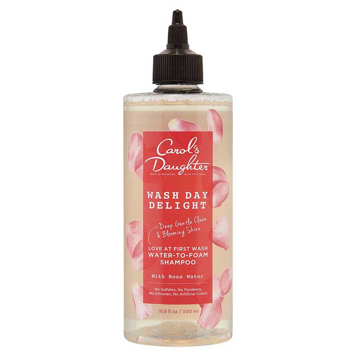 Carol's Daughter Micellar Powered Detox Shampoo for removing product buildup on wash day.