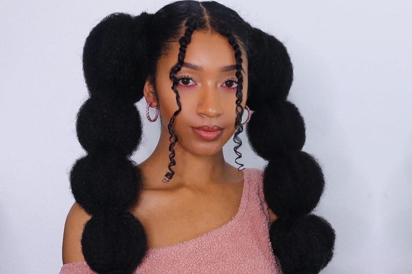 How to do a Bubble Braid on Natural Hair Carol s Daughter