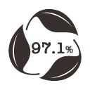 97% Biodegradable