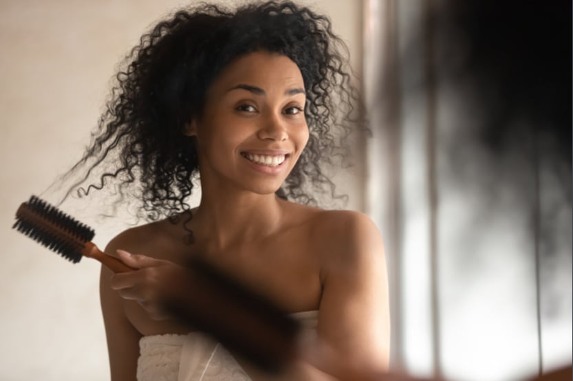 How To Blow Out Curly Hair: I Tried A Hot Brush To Blow Dry My Curls