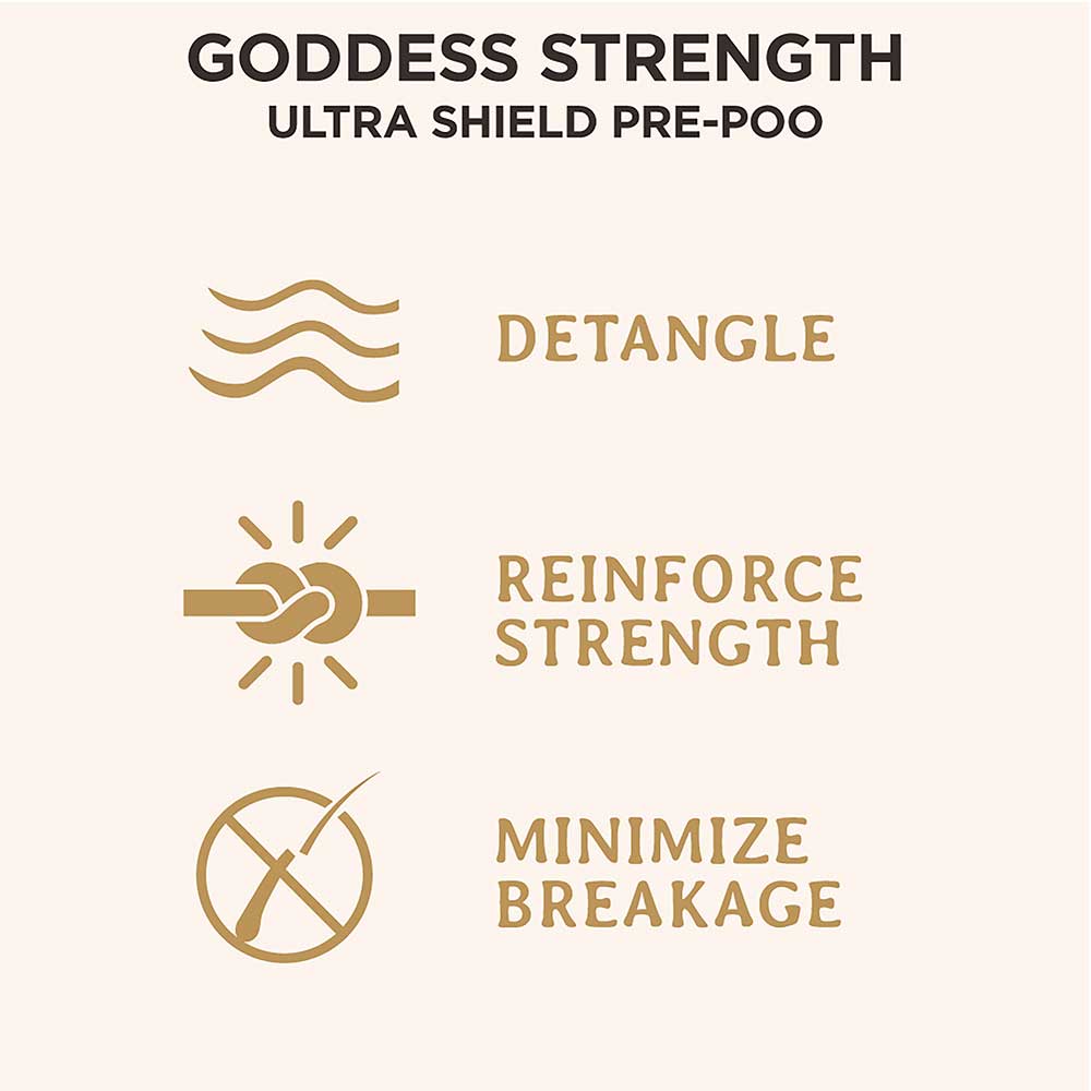Goddess Strength Ultra Shield Pre-Poo with Castor Oil for Curly Hair