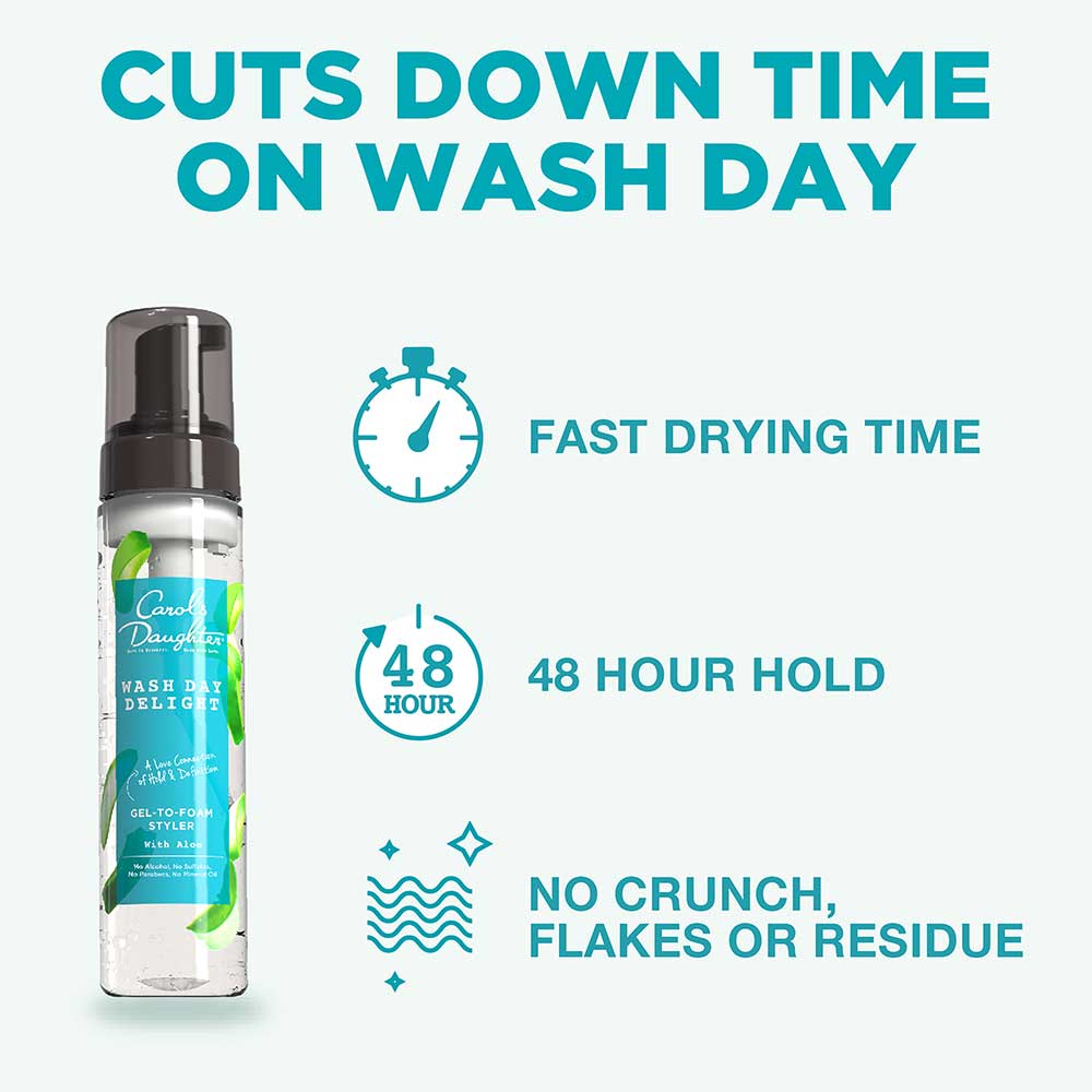 Wash Day Delight Hair Gel to Foam Styler Aloe